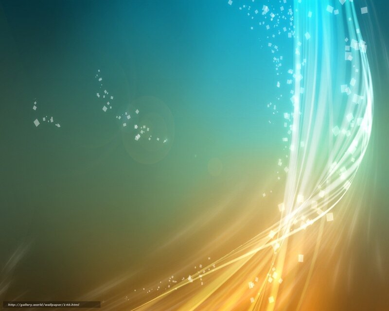Abstract Light Waves — Blue, Dynamic, Digital Art, Light Beams, Particles, Glow, Green