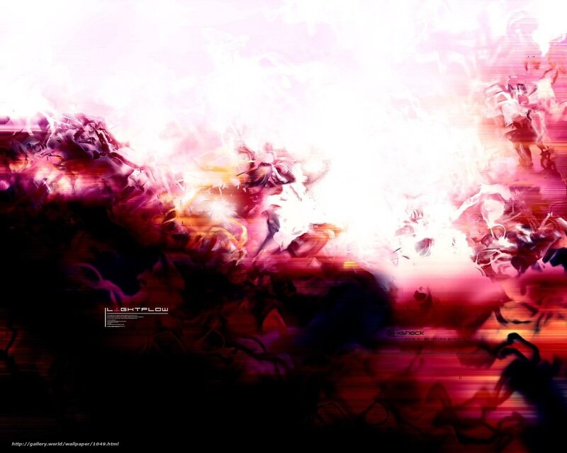Abstract Light Explosion — White, Dramatic, Digital Art, Smoke