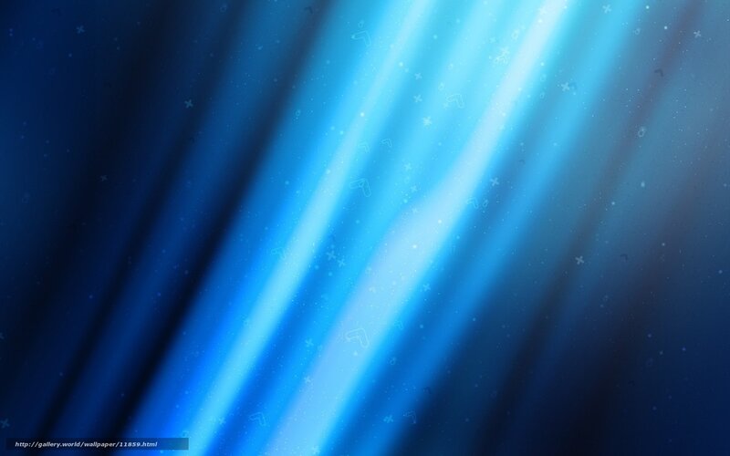Blue Light Beams in Space — Serene, Digital Art, Light Rays, Particles