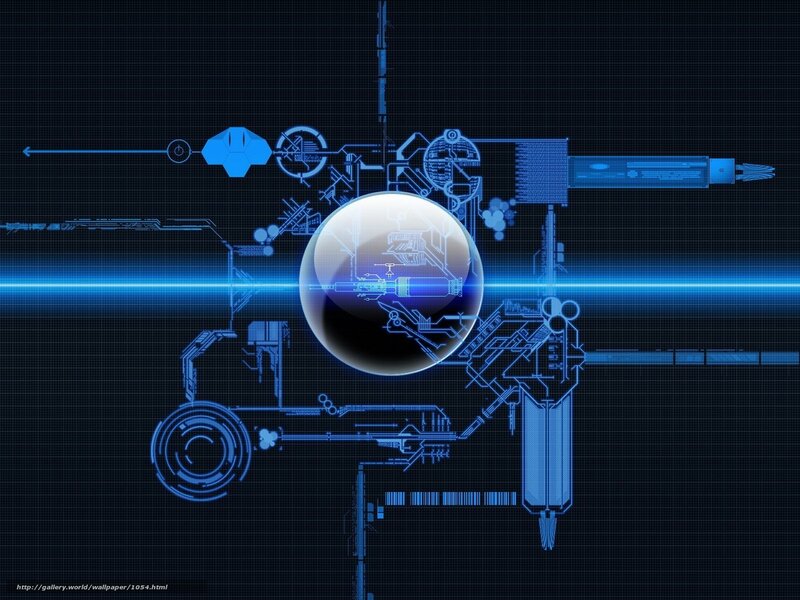 blue tech schematic design