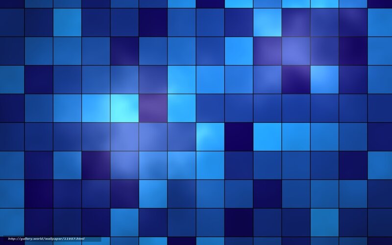 Blue Square Grid Pattern — Calm, Abstract, Squares, Purple