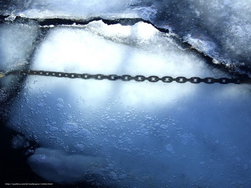 Chain under ice
