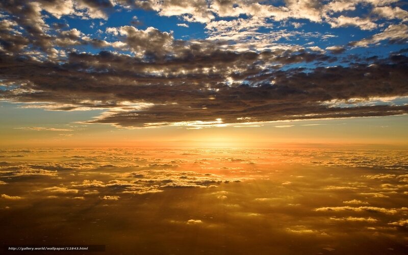 Clouds Above Sunset