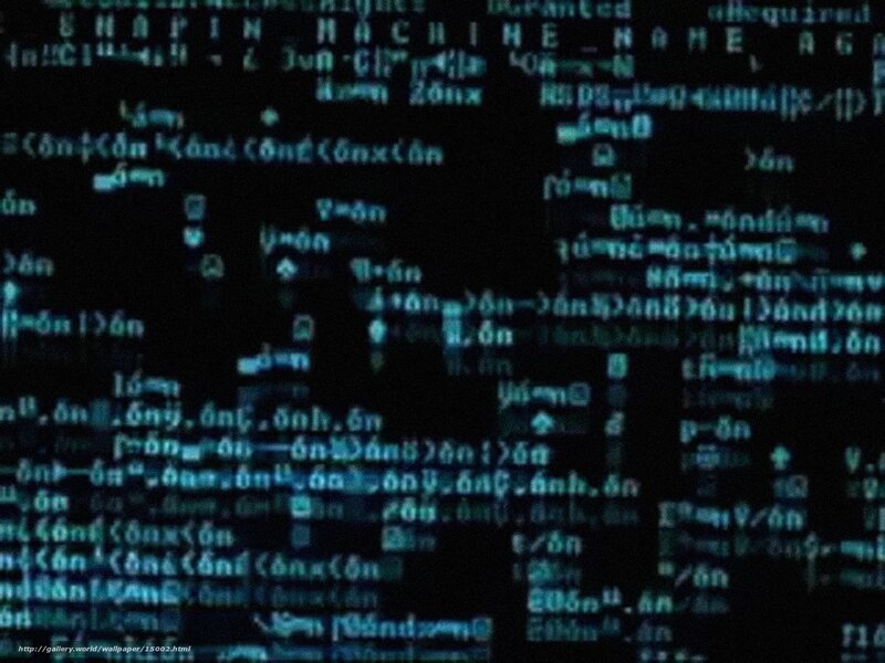 Digital Code on Screen — Black, Technical, Digital Art