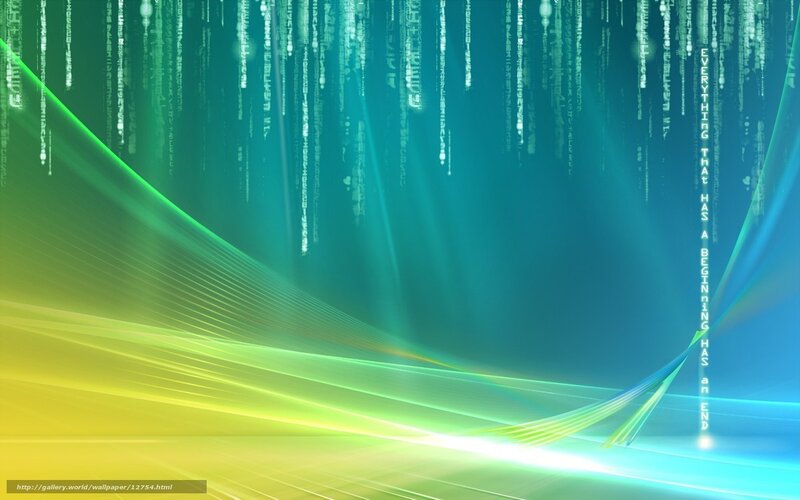 Digital Code Rain — Green, Futuristic