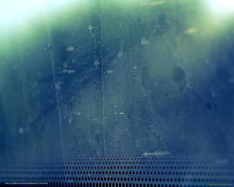 dirty screen with perforated pattern