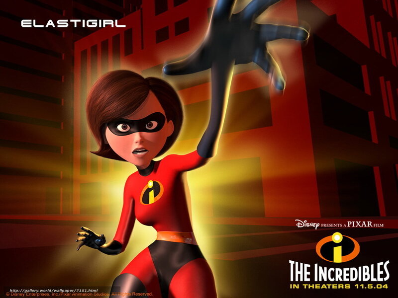 Elastigirl in Action — Red