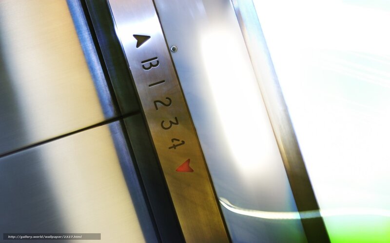 Elevator Control Panel — Silver, Neutral