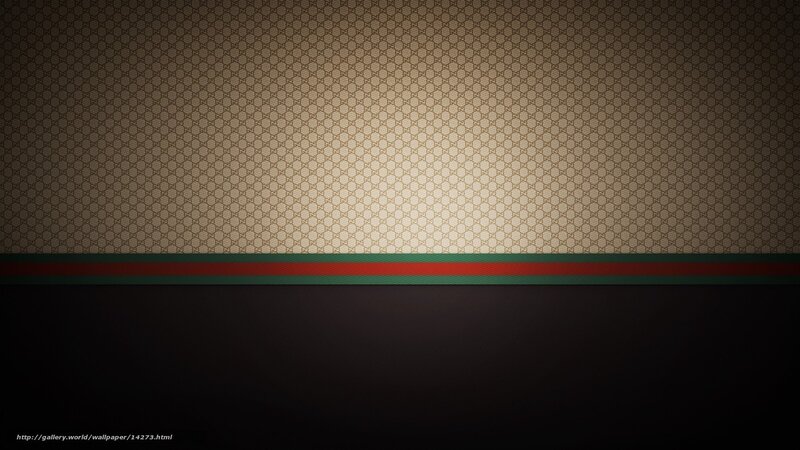 Gucci Pattern Wallpaper — Brown, Minimalist, Digital Art