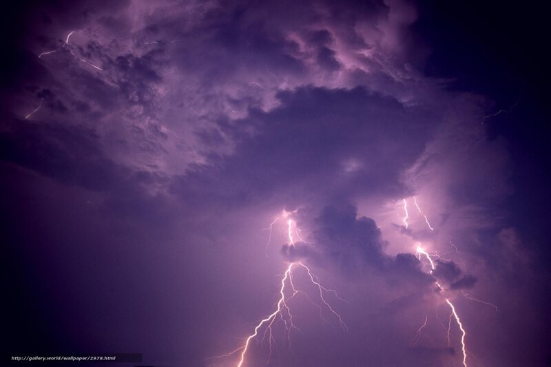 Lightning Storm Clouds