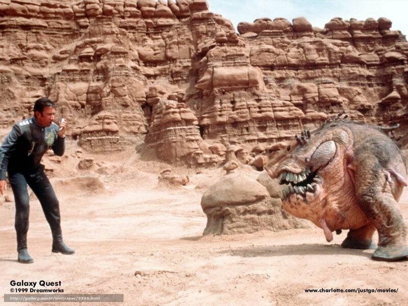 Man Facing Alien Creature — Brown, Dramatic, Afternoon