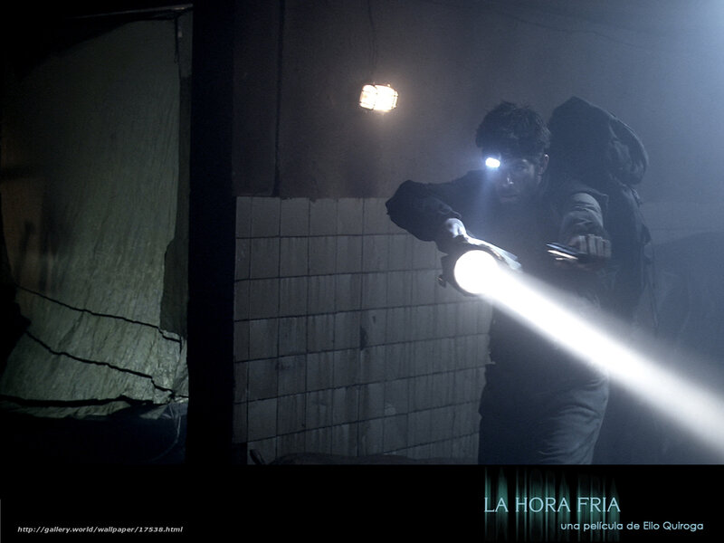 Man with Flashlight
