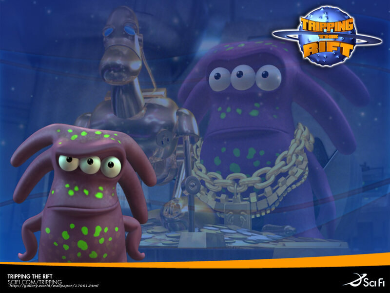 Purple Alien Creatures