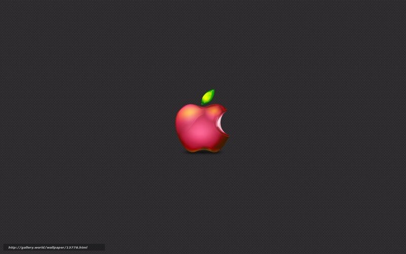 Red Apple with Bite