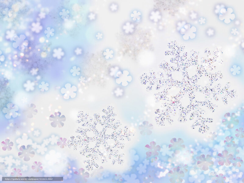 Glittery Snowflakes — White, Calm, Winter