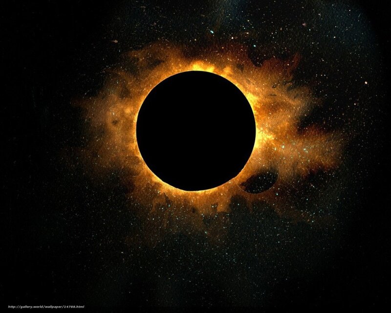Solar Eclipse — Black, Dramatic