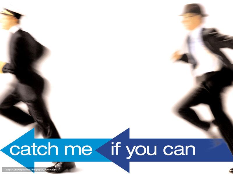Two Men Running