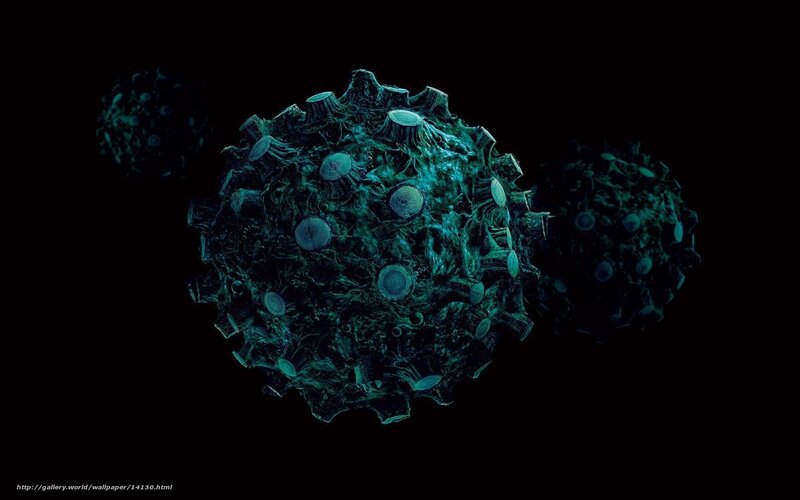 Virus Particles — Black