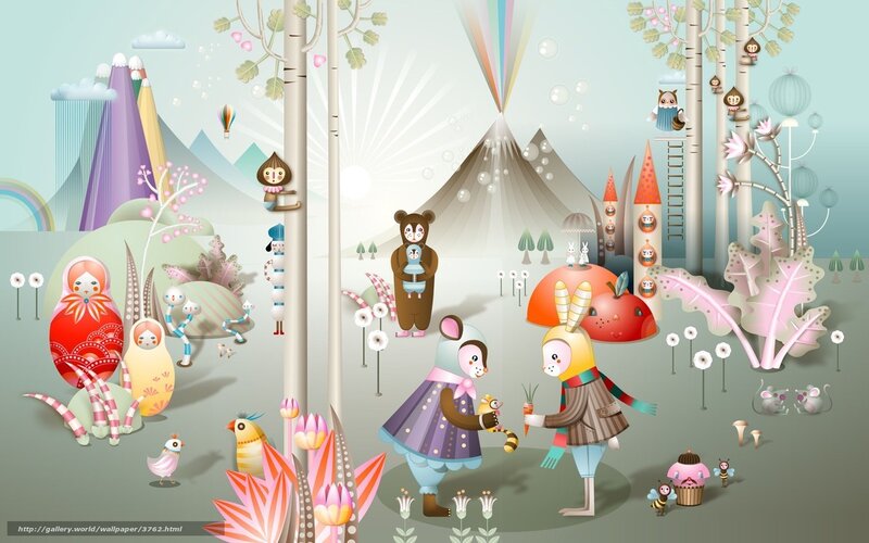 Animals in a Forest